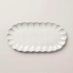 Scallop Stoneware Serving Tray Cream - Hearth & Hand™ with Magnolia